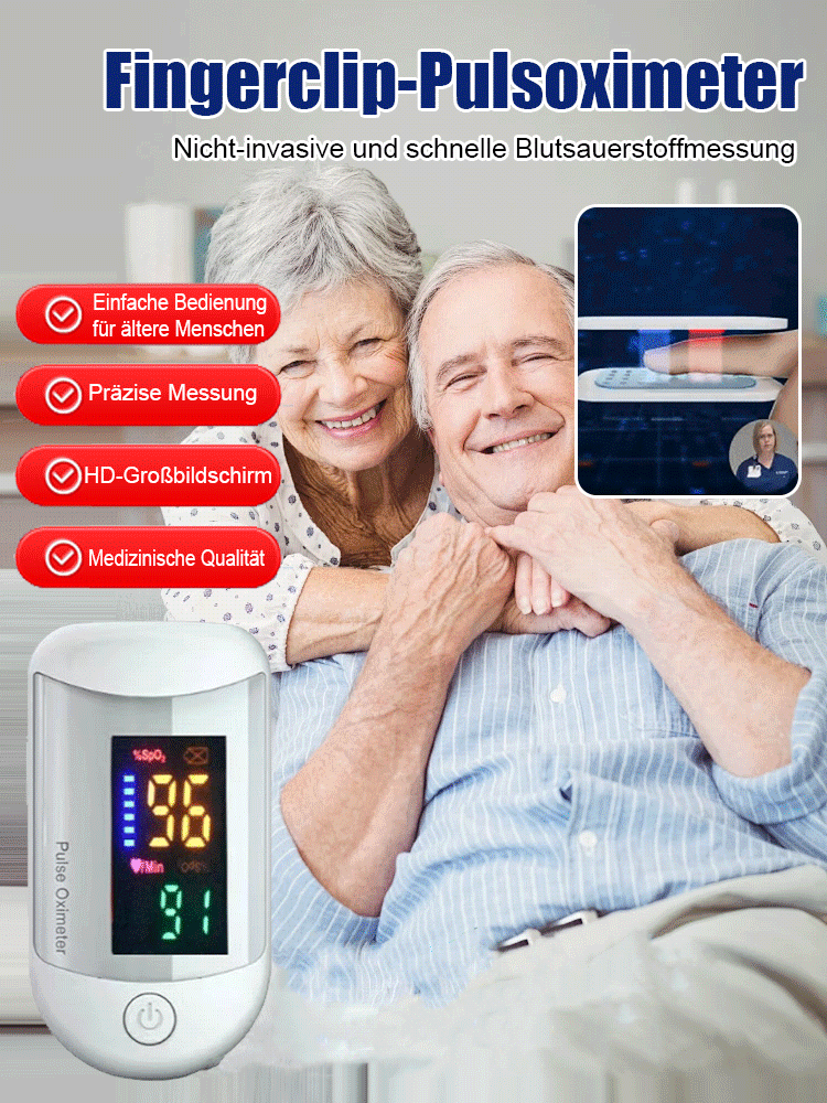 Hochauflösendes Fingerclip-Oximeter