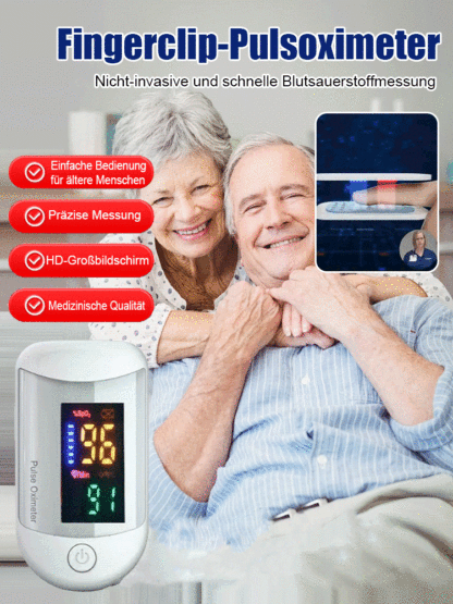 Hochauflösendes Fingerclip-Oximeter