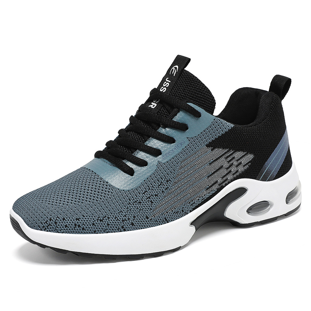 Men's new spring shoes Flywoven air-cushion shoes Men's casual shoes Sports shoes Breathable running shoes