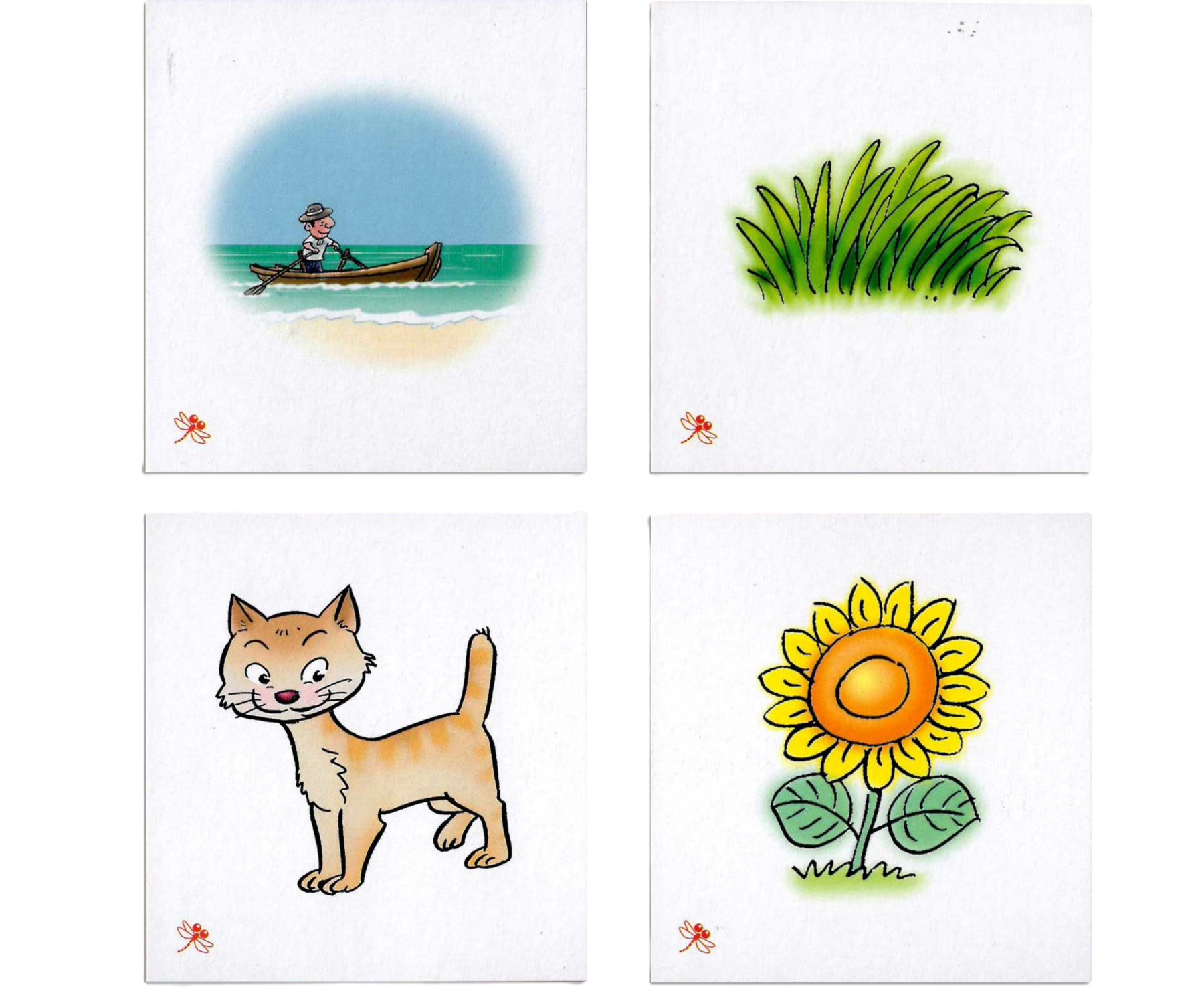 Odonata Classic Graded Learning Flashcards: Level 1 — 100 Words