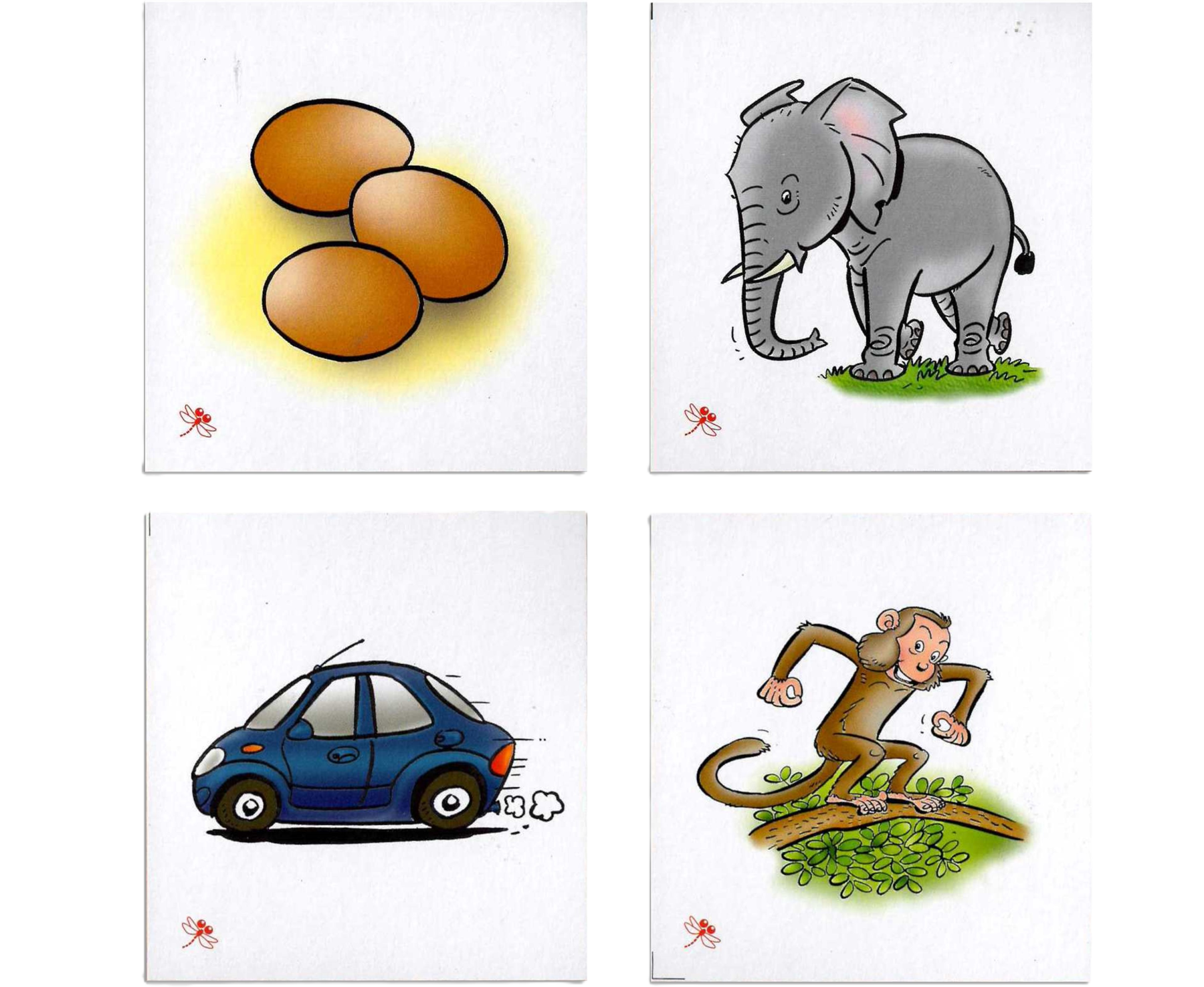 Odonata Classic Graded Learning Flashcards: Level 2 — 200 Words