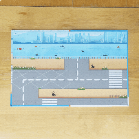 Monkey's Great Adventure — Magnetic Play Book