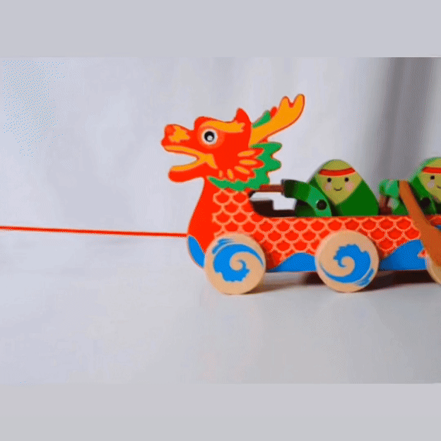 Bitty Bao Dragon Boat Pull-Along Toy