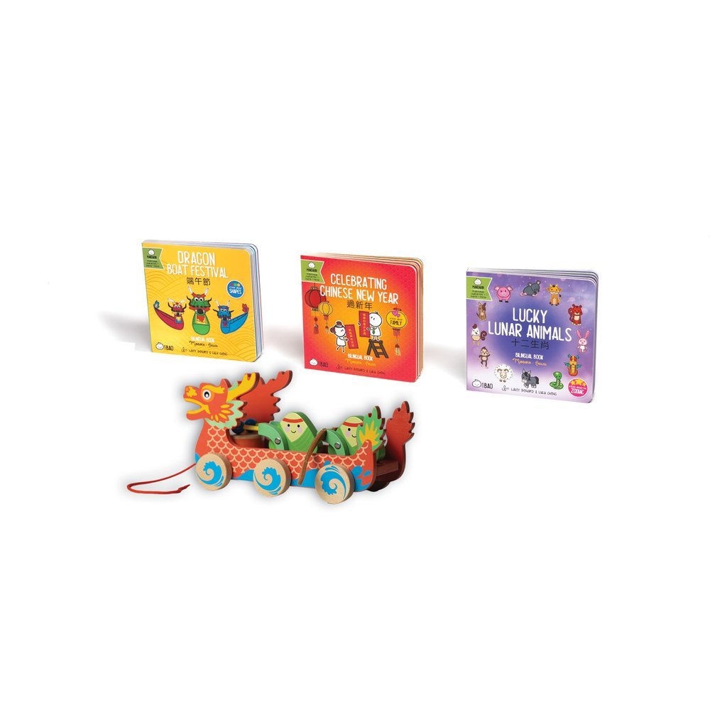 Bitty Bao Dragon Boat Pull-Along Toy
