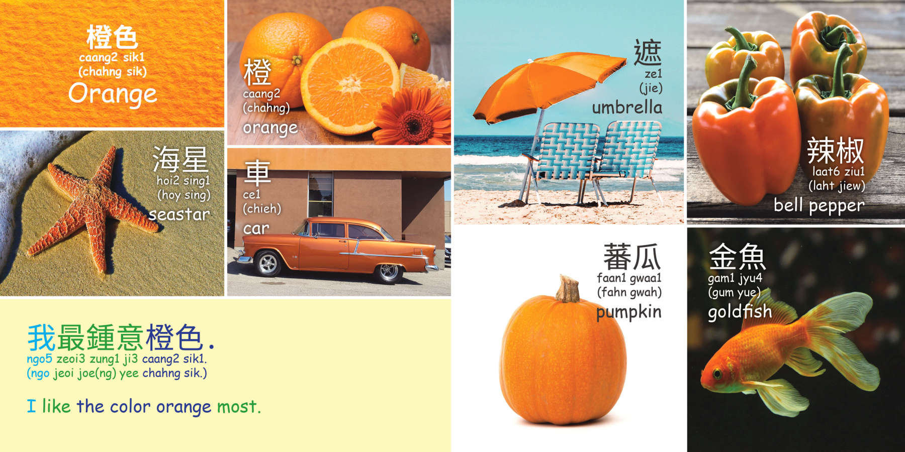 My First Colors in Cantonese & English