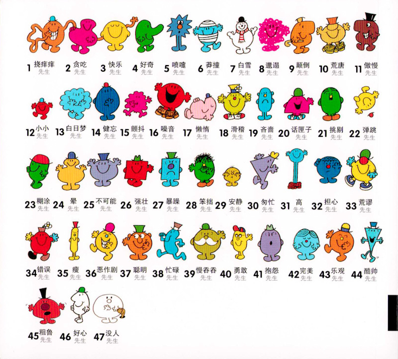 Mr Men and Little Miss Complete Collection (Set of 83) 《奇先生妙小姐大礼盒 全83册》