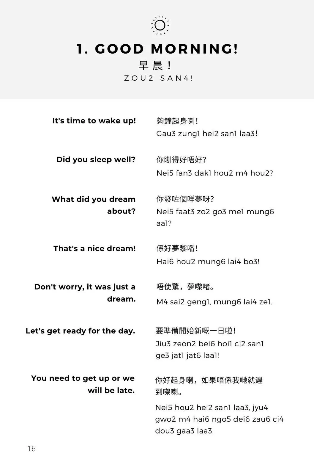 Everyday Cantonese for Parents