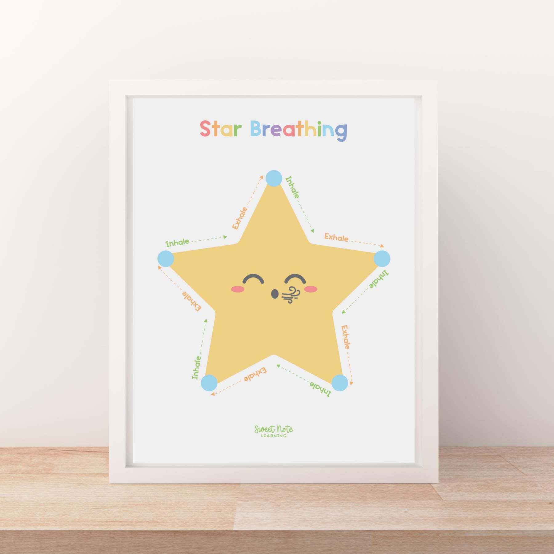 Bilingual Chinese Calming Tool Posters
