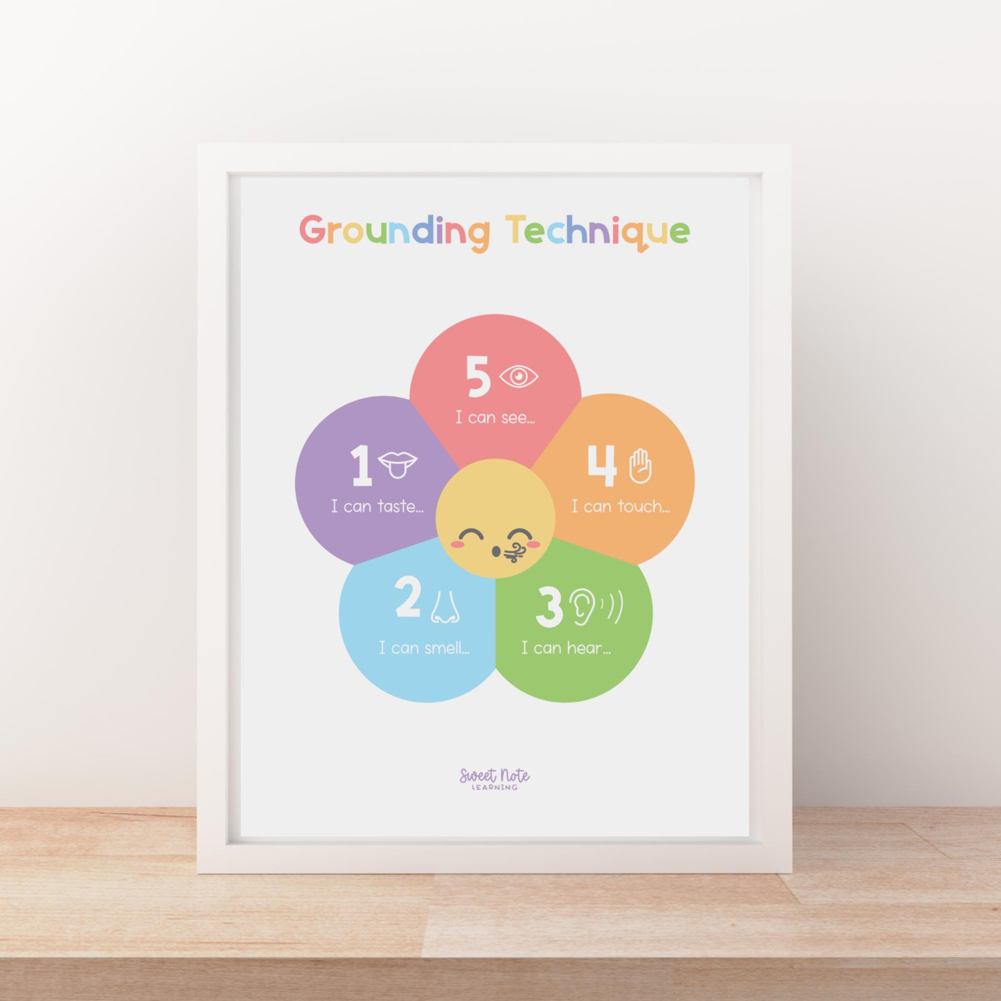 Bilingual Chinese Calming Tool Posters