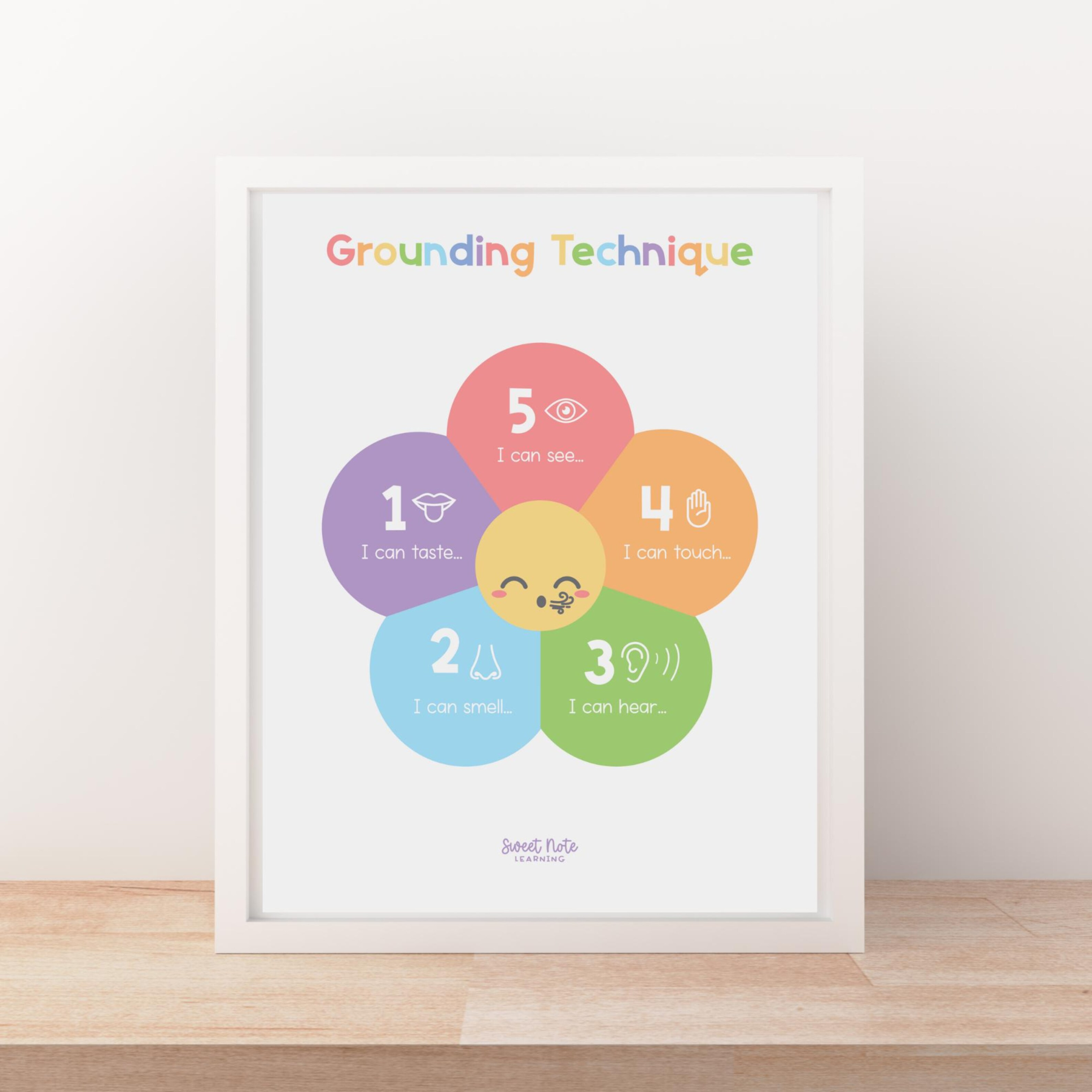 Bilingual Chinese Calming Tool Posters