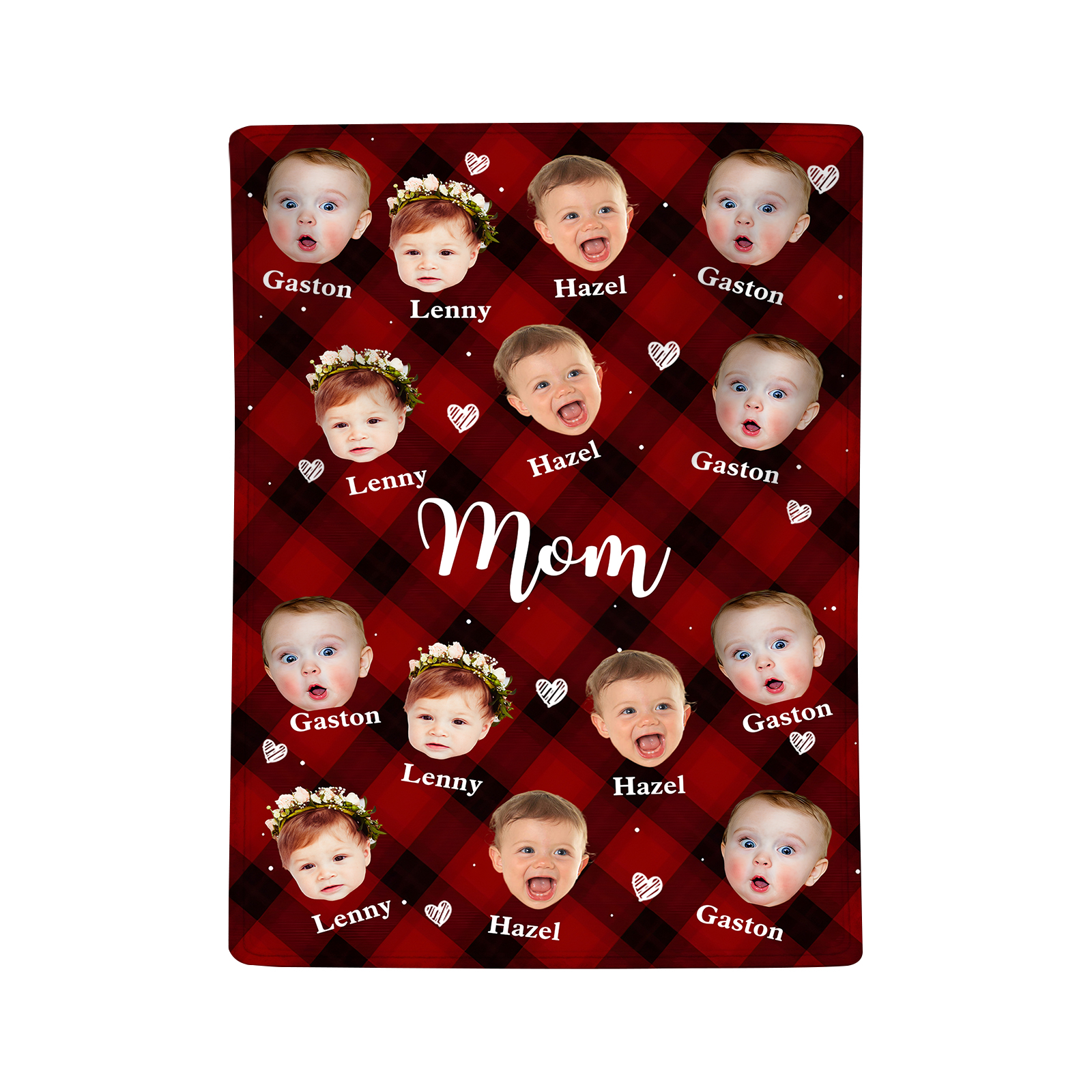Personalized Photo Blanket Cozy Custom Gift for Mom | Lorajewel