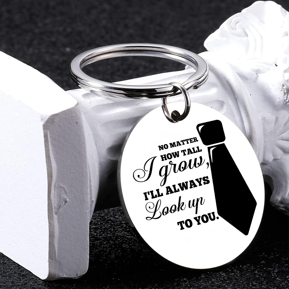 Stainless Steel Dad Keyring – Thoughtful Gift for Dad - Father's Day Gift | Lorajewel