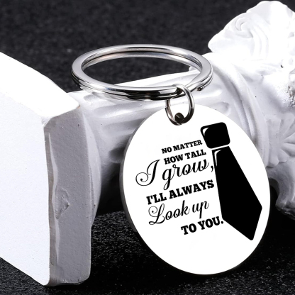 Stainless Steel Dad Keyring – Thoughtful Gift for Dad - Father's Day Gift | Lorajewel