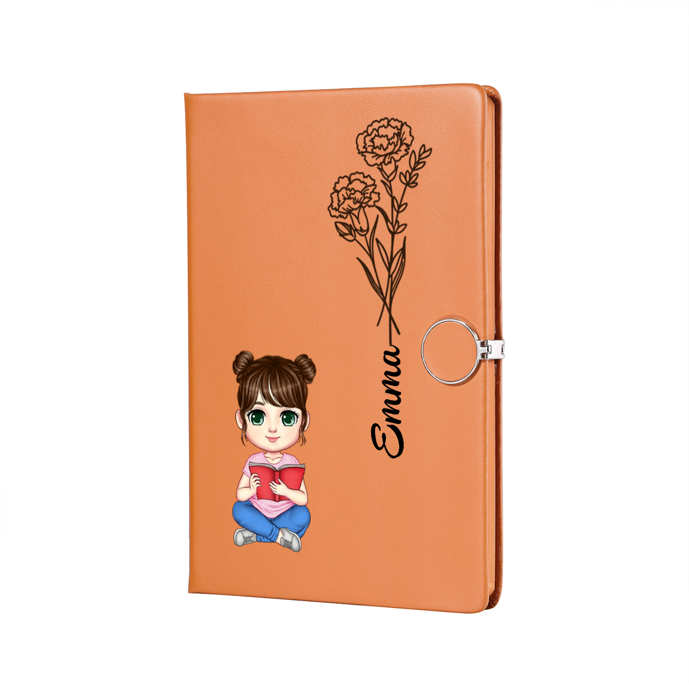 Personalized A5 Notebook Gift Set with Custom Name & Cute Illustration | Back to school gifts | Jessemade