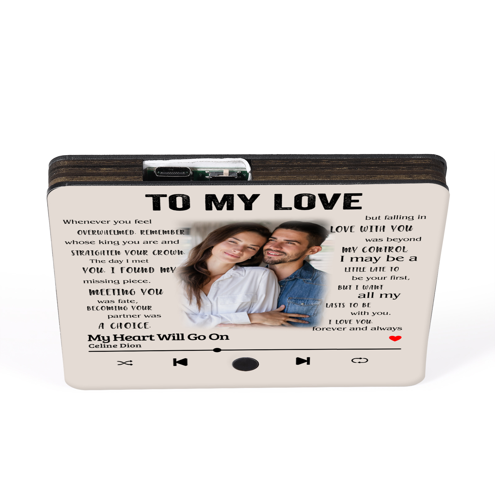 Personalized Photo Fridge Magnet To My Love I Know What Love Is Valentines Day Gift for Couples