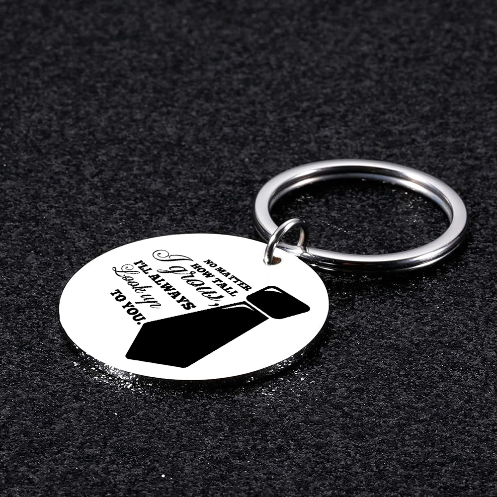 Stainless Steel Dad Keyring – Thoughtful Gift for Dad - Father's Day Gift | Lorajewel