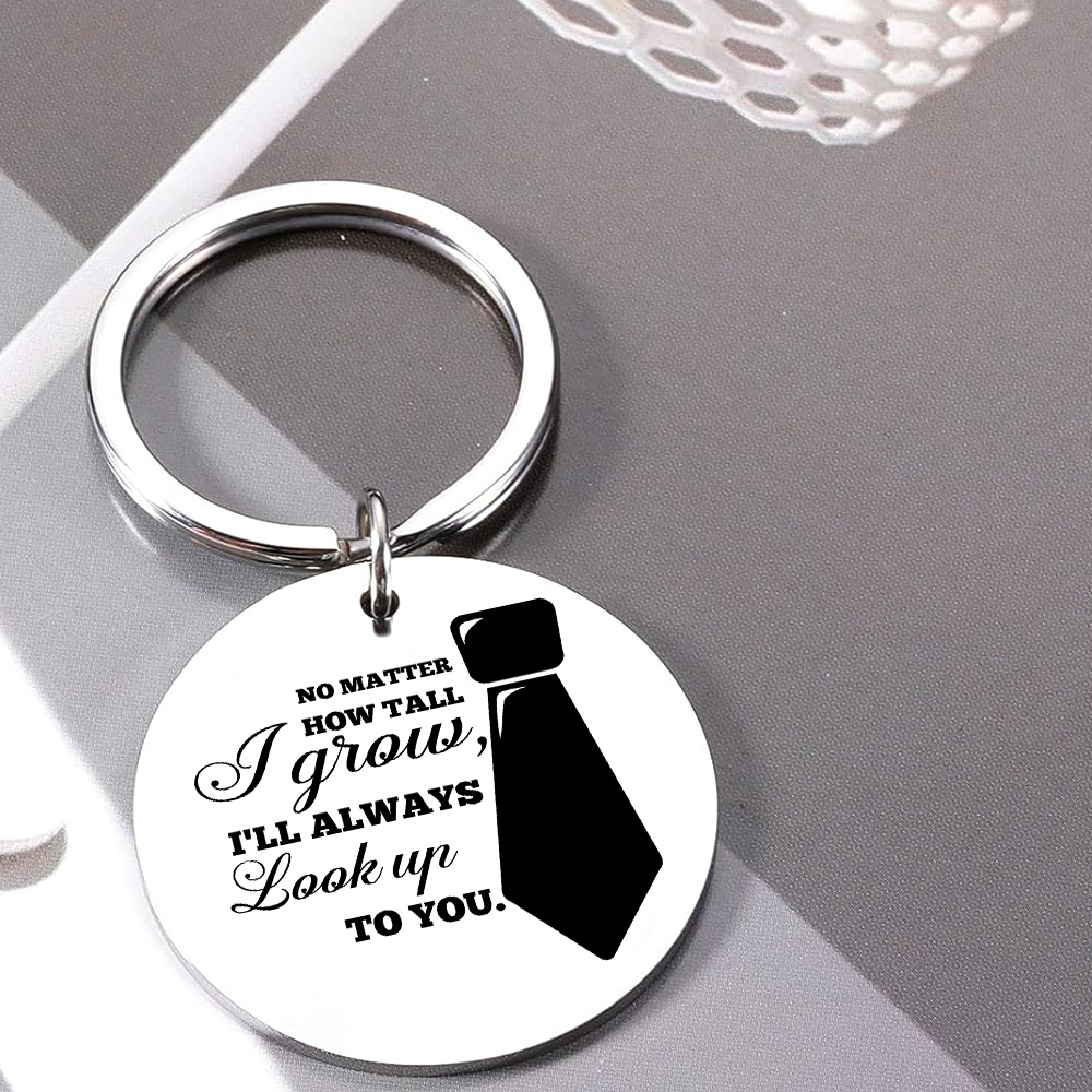 Stainless Steel Dad Keyring – Thoughtful Gift for Dad - Father's Day Gift | Lorajewel