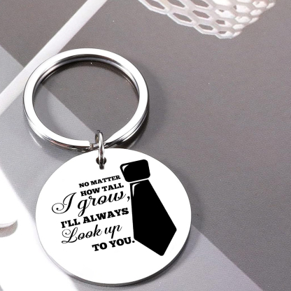 Stainless Steel Dad Keyring – Thoughtful Gift for Dad - Father's Day Gift | Lorajewel