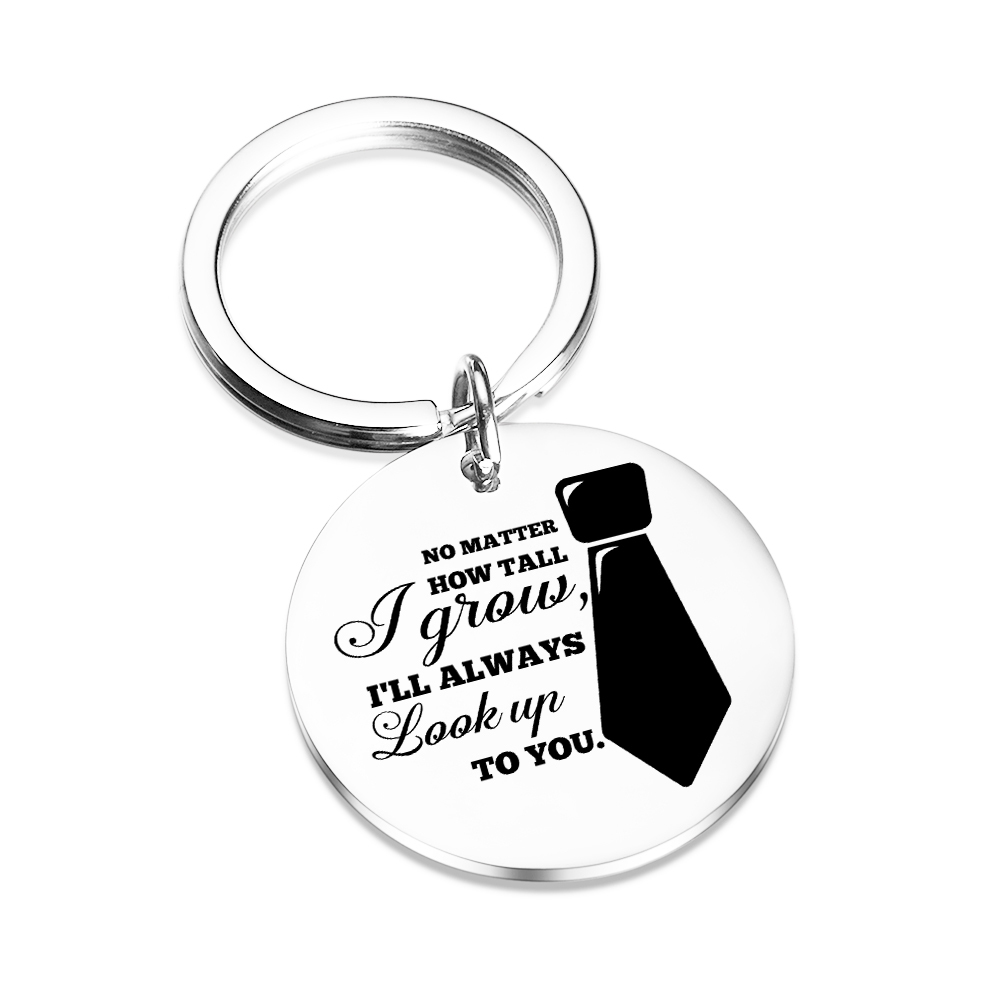 Stainless Steel Dad Keyring – Thoughtful Gift for Dad - Father's Day Gift | Lorajewel