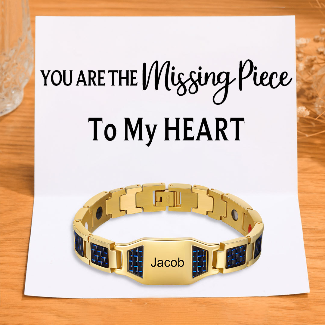 Personalized Men Bracelet Custom Name Bracelet for Him