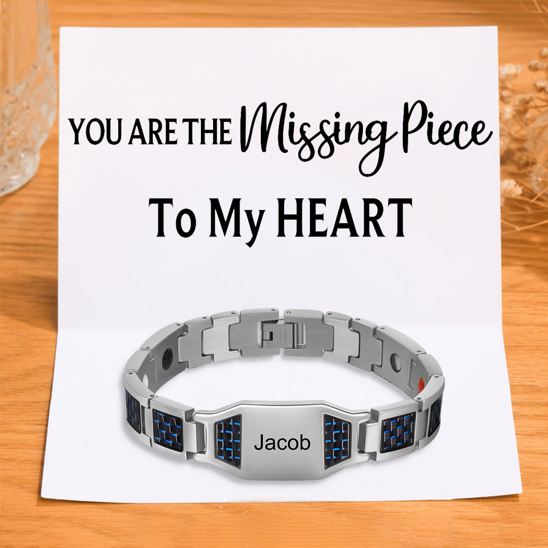 Personalized Men Bracelet Custom Name Bracelet for Him