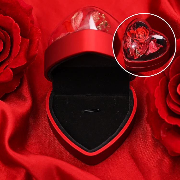 Eternal Rose Exquisite Jewelry Box Storage Box Gift Packaging Box