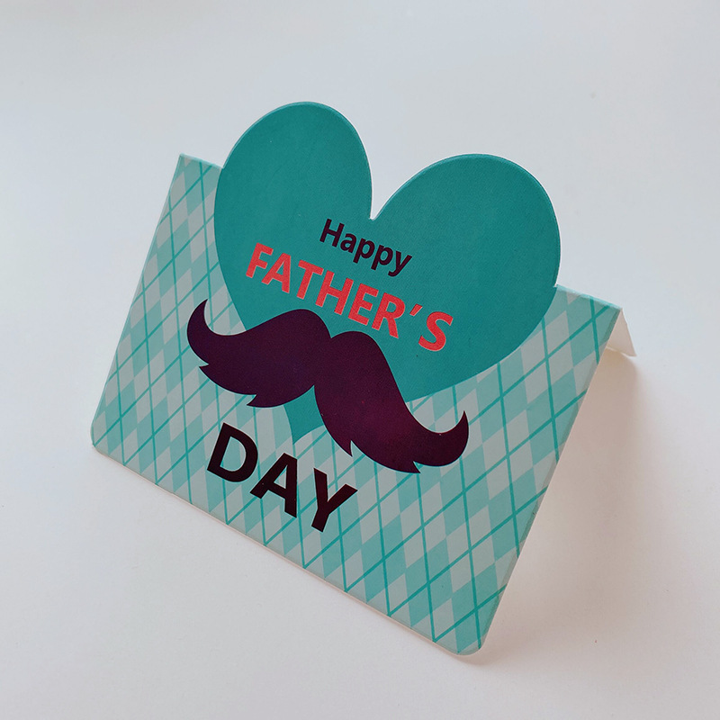 Happy Father's Day Beard Card Handwritten Card Warm Gift Card For Dad