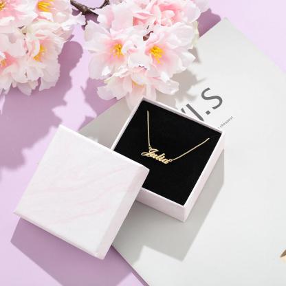 Classic Style Personalized Name Necklace Gift