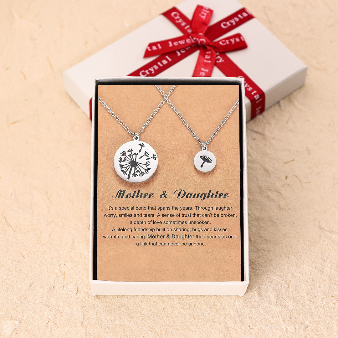 Dandelion Necklaces Unique Mother Daughter Necklace Back To School Gifts for Children