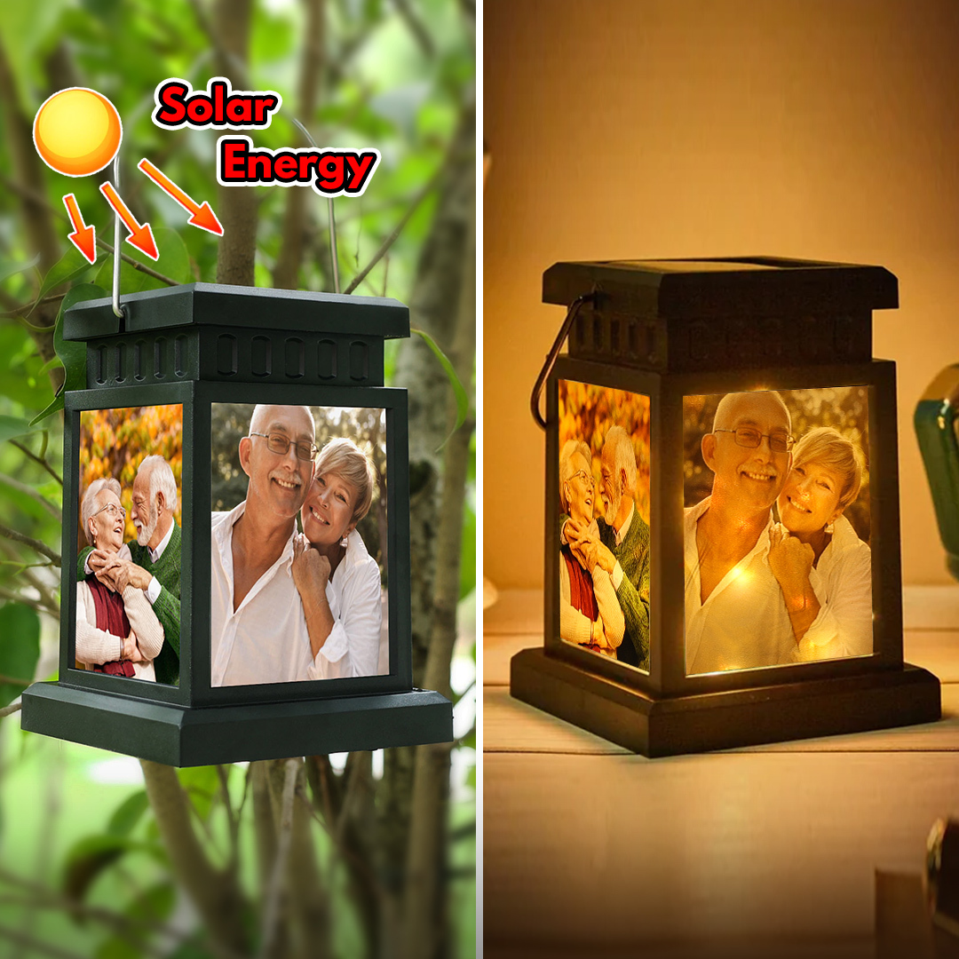 Personalized 4 Photos Lantern Lamp Memory Lantern Gifts for Family