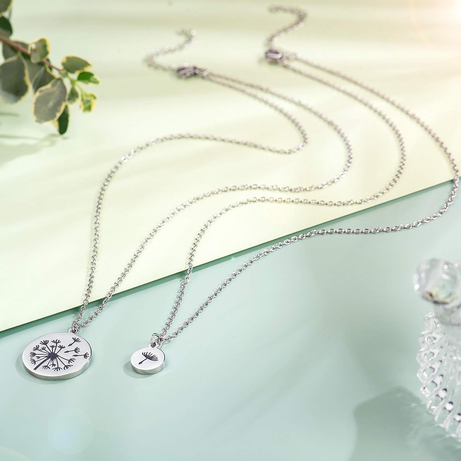 Dandelion Necklaces Unique Mother Daughter Necklace Back To School Gifts for Children 