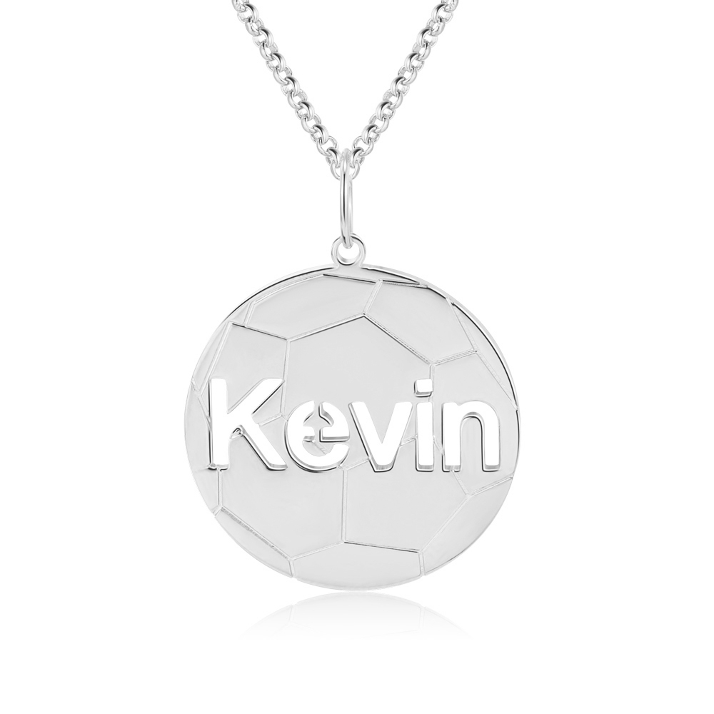 Personalized Soccer Ball Name Necklace Classic Necklace Gifts