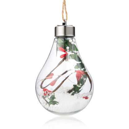 Christmas Bulb Ornament Personalized Bulb Night Light Christmas Home Decor