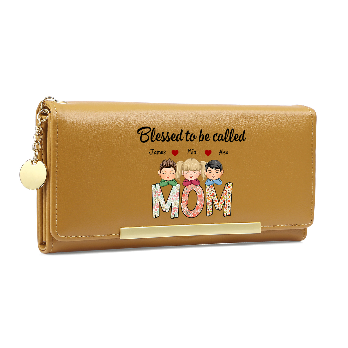 Personalized Mommy Wallet – A Cherished Gift with Heartfelt Personalization | Lorajewel