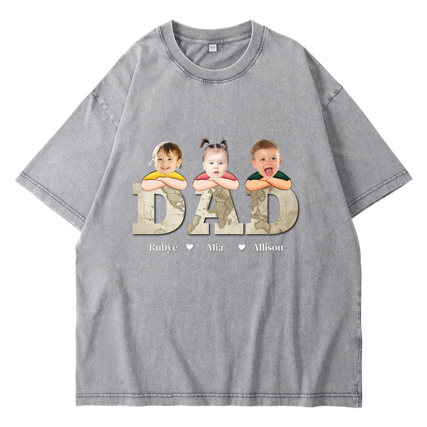 Personalized Dad T-Shirt - Custom Father's Day Gift | Lorajewel