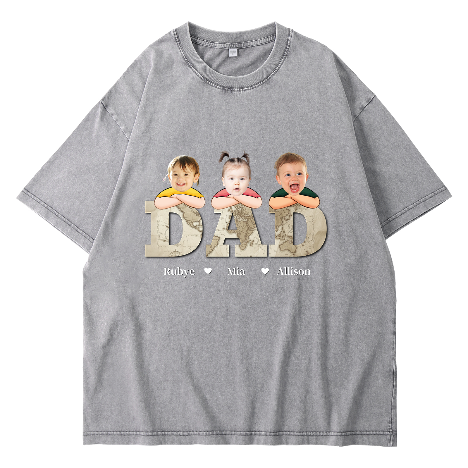 Personalized Dad T-Shirt - Custom Father's Day Gift | Lorajewel