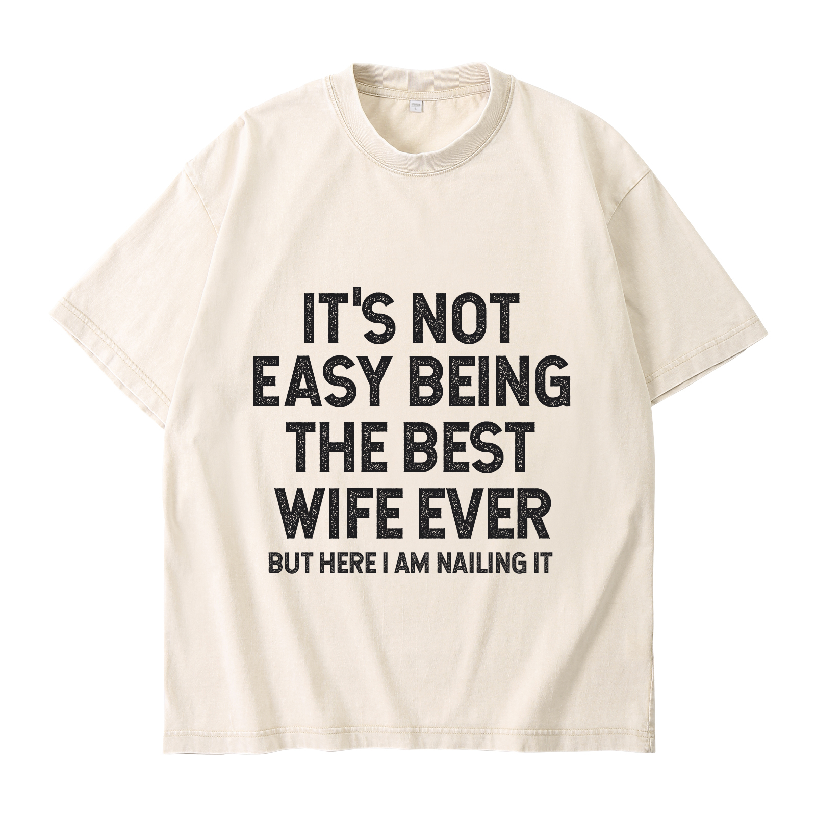 Personalized Couple White T-Shirts Its Not Easy Being the Best Husband or Wife Ever Valentines Day Gift