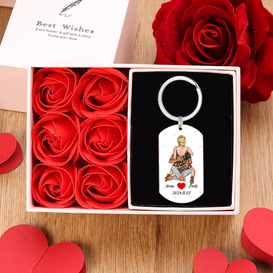 You Have My Heart And My Ass Personalized Keychain Valentine Gift For Couple