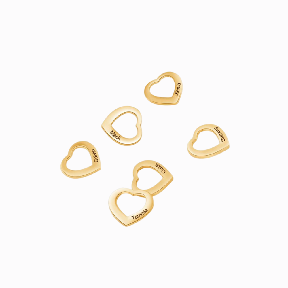 Only Heart Charms 1 Heart Shape Pendant for Bracelet