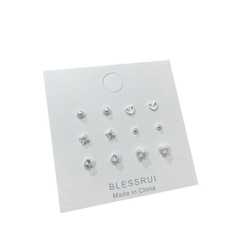 Exquisite Earring Set Cat Butterfly Pearl Earrings Gift for Her