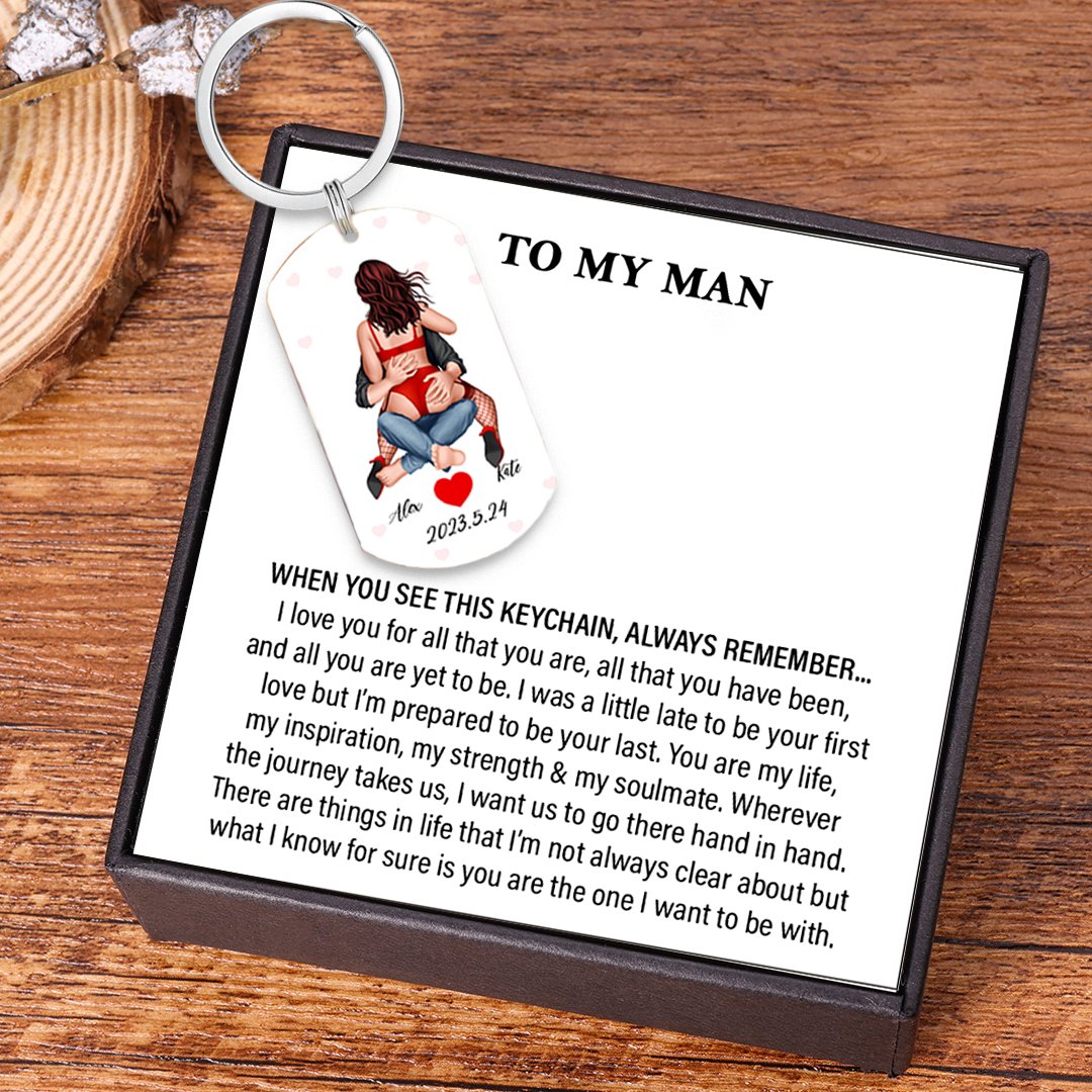 You Have My Heart And My Ass Personalized Keychain Valentine Gift For Couple