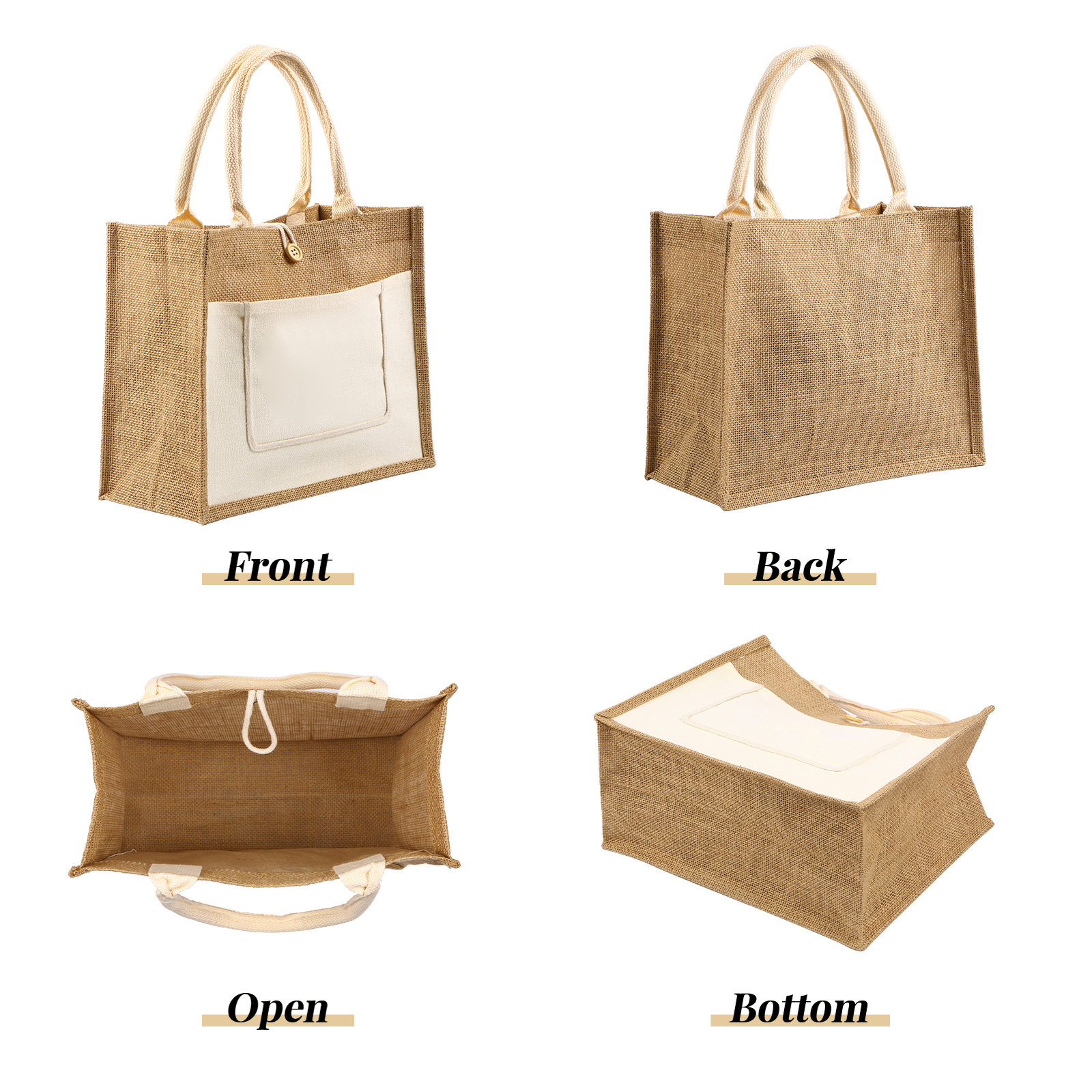 Large Tote Bag for Women Stylish Shoulder Bag with Zipper and Pockets Ideal Gift for Her