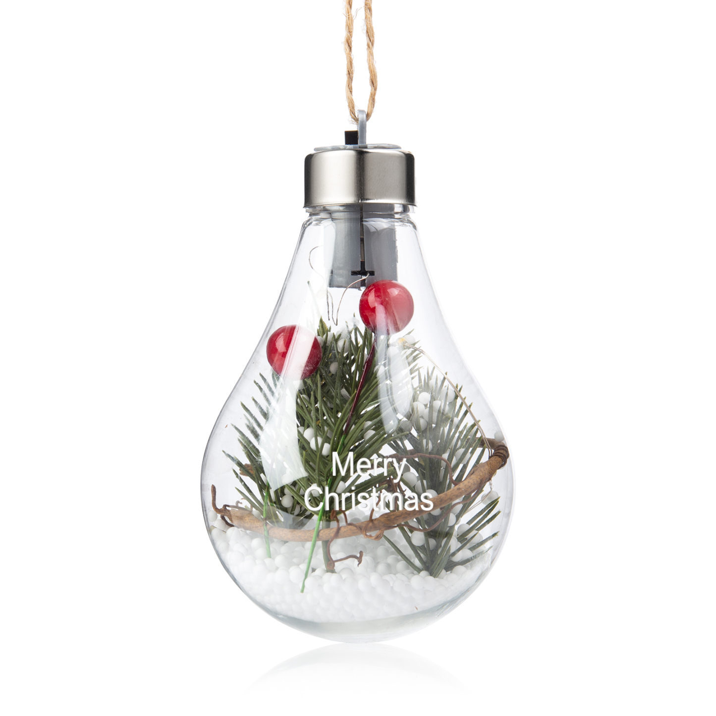Christmas Bulb Ornament Personalized Bulb Night Light Christmas Home Decor