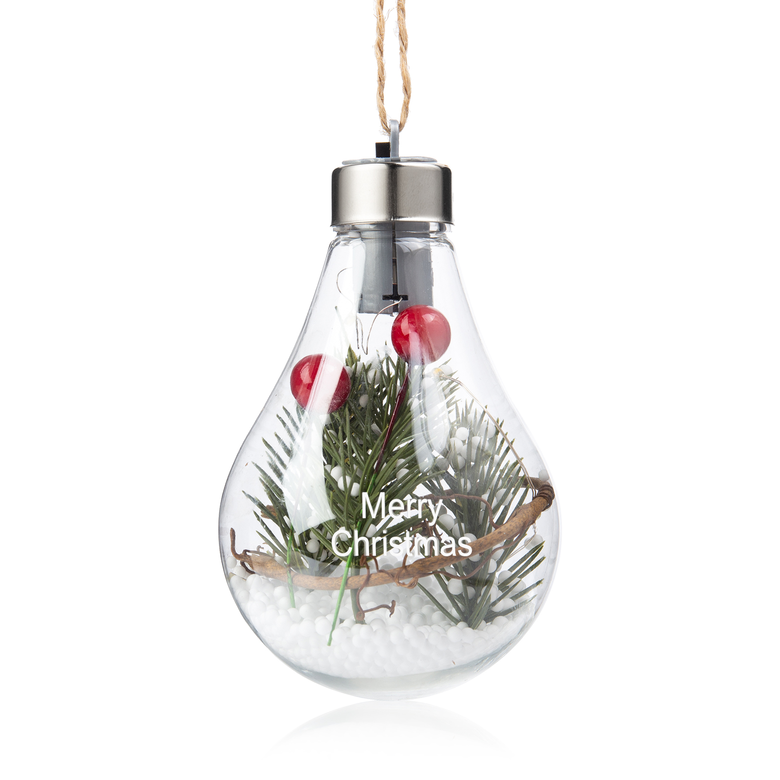 Christmas Bulb Ornament Personalized Bulb Night Light Christmas Home Decor