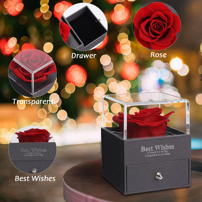 Enchanted Rose Jewelry Box Gift Package