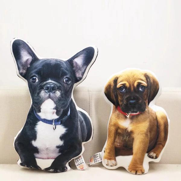 Custom Pet Photo Pillow 3D Printing Pet Portrait Pillow