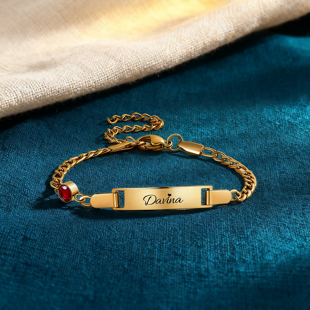 Personalized Adjustable Bracelet with 1 Name 