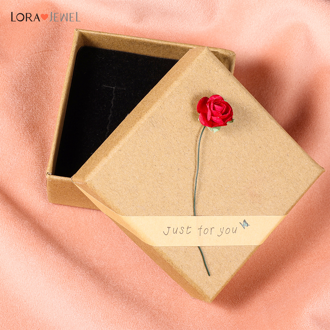 Flower Box For Necklace Gift Package Set