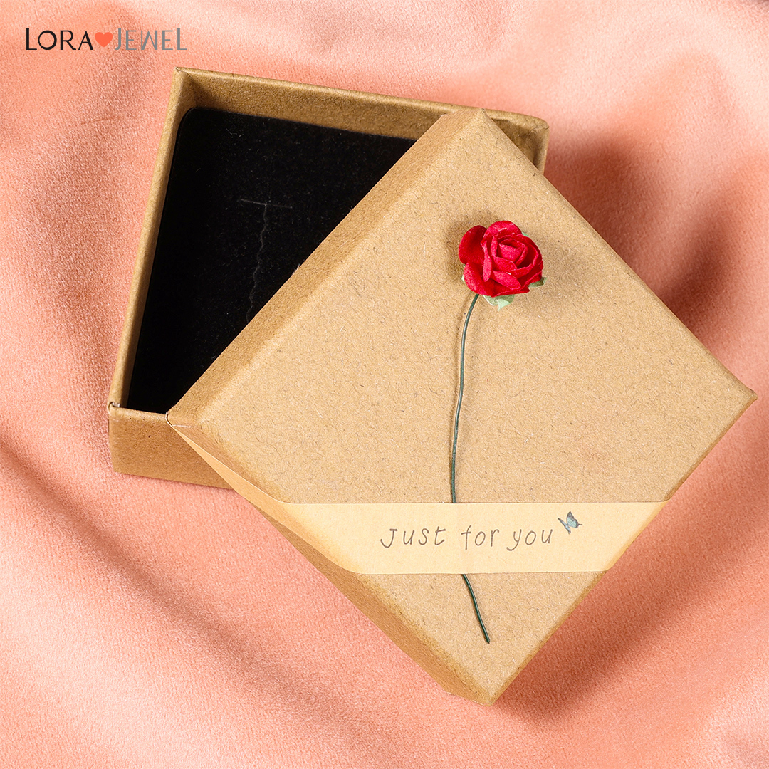 Flower Box For Necklace Gift Package Set