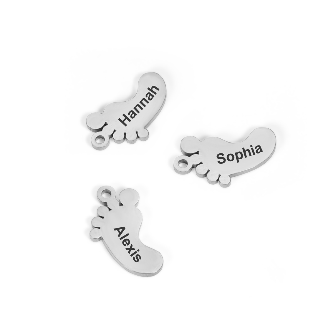 Only foot Charm 1 Baby Foot Pendant for Mom Necklace
